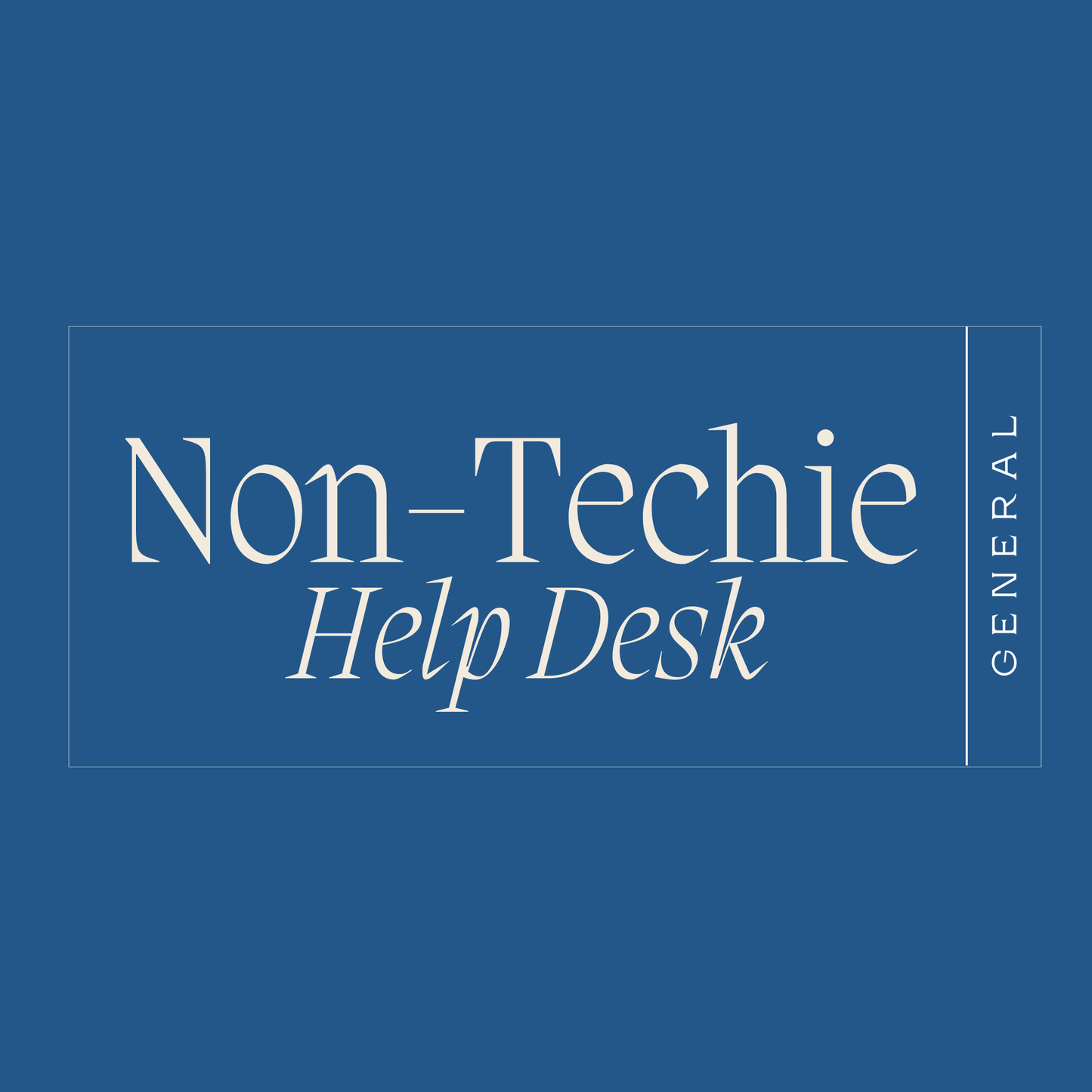 Non-Techie Help Desk Call