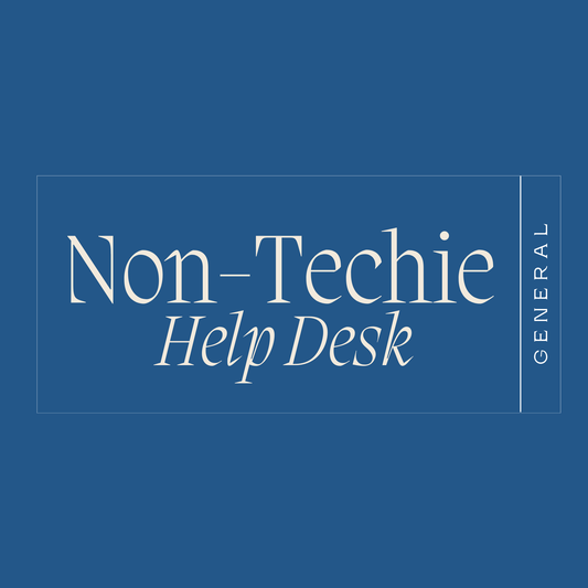 Non-Techie Help Desk Call