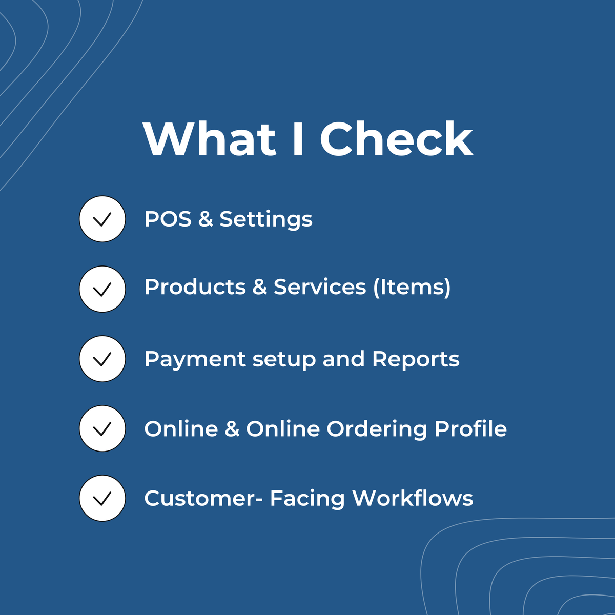 Square Setup Audit